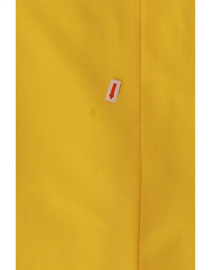 VINTAGE Muška jakna sa 2 gumba UK 40 Velika žuta vuna