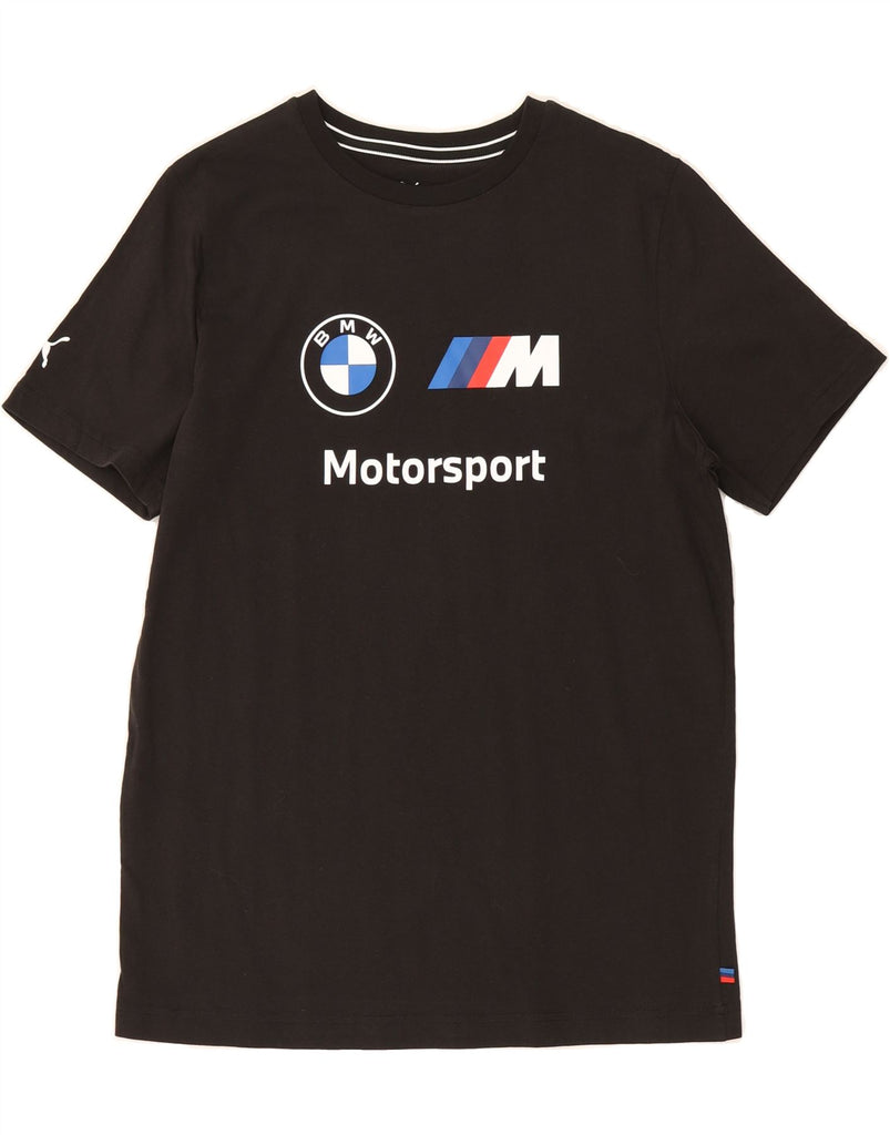 PUMA Mens BMW Motorsport Graphic T-Shirt Top Medium Black Vintage Puma and Second-Hand Puma from Messina Hembry 