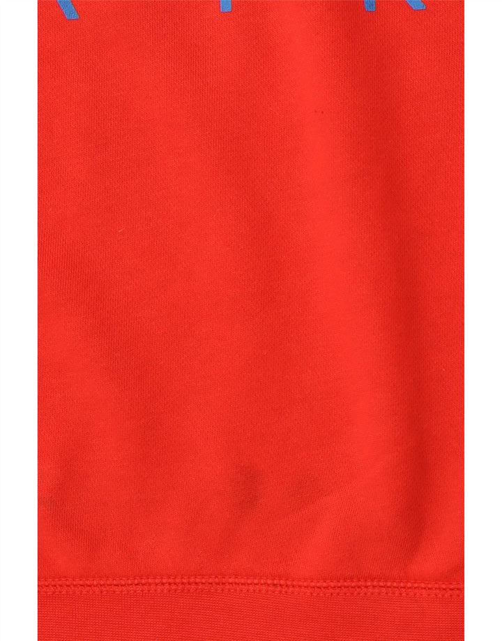 Mali crveni pamučni džemperi Nike Graphic Sweatshirt