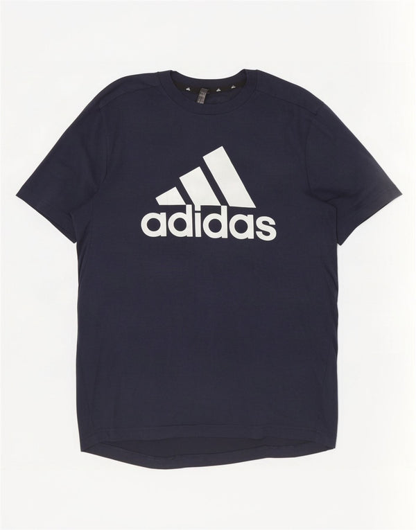 Adidas muška Aeroready majica kratkih rukava s malim tamnoplavim poliesterom