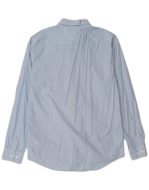 TOMMY HILFIGER Muška košulja standardnog kroja, pamuk srednje plave točke