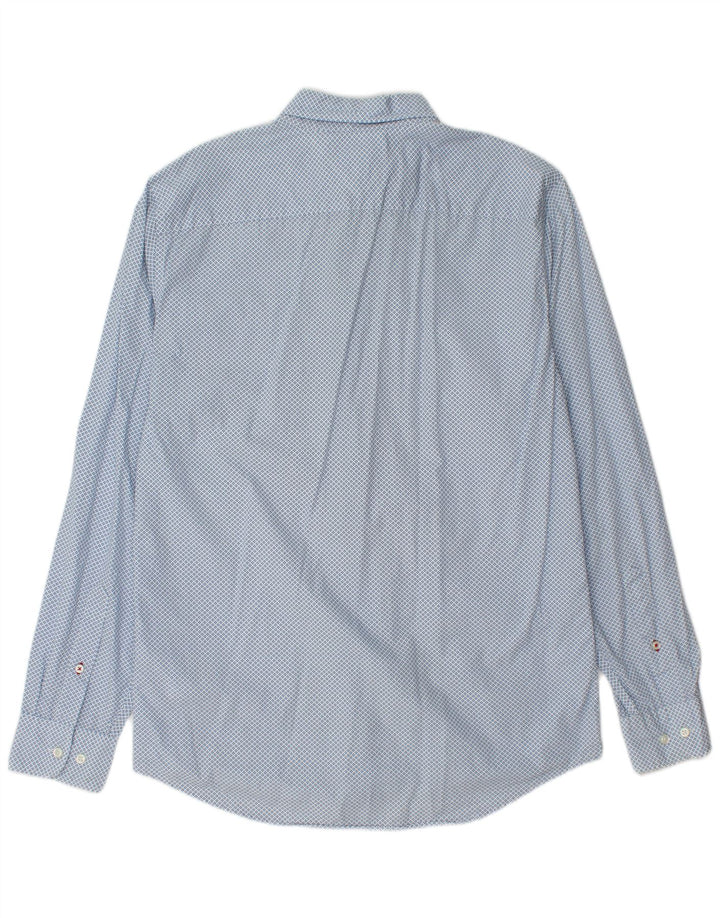 TOMMY HILFIGER Muška košulja standardnog kroja, pamuk srednje plave točke