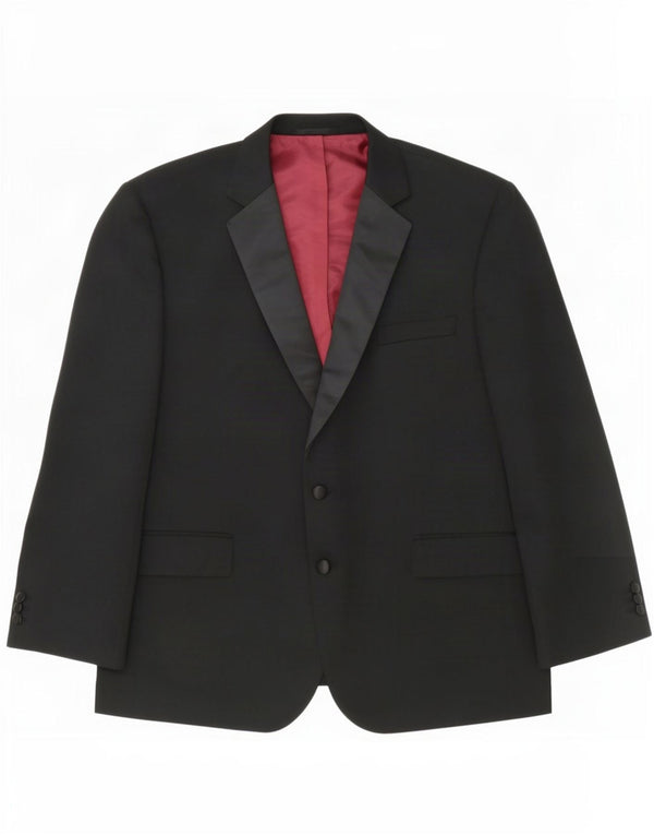 Marks & Spencer muška jakna sa 2 gumba UK 48 2XL crni poliester