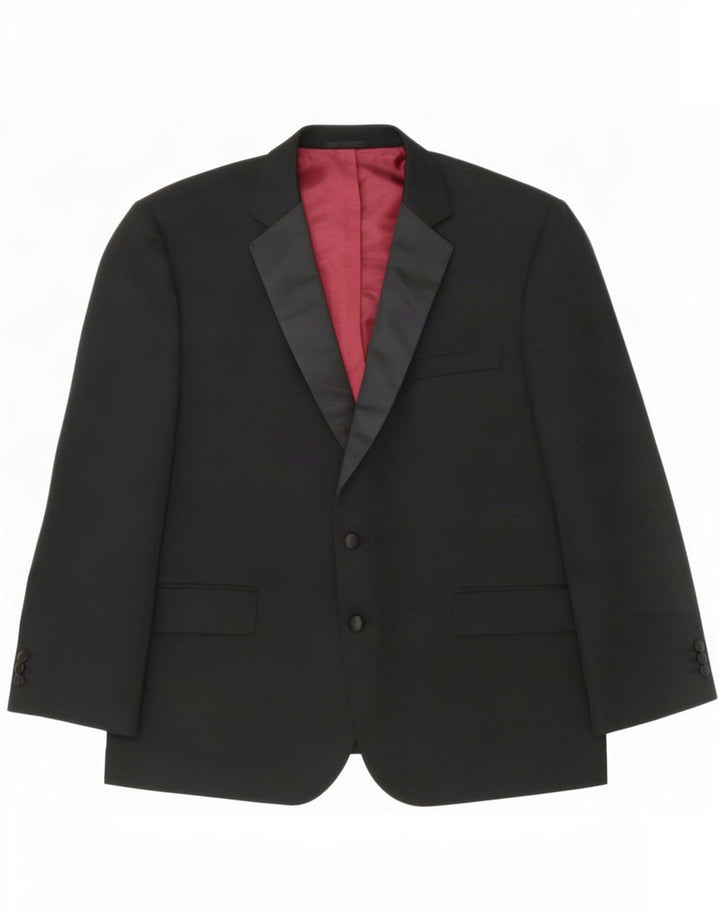 Marks & Spencer muška jakna sa 2 gumba UK 48 2XL crni poliester