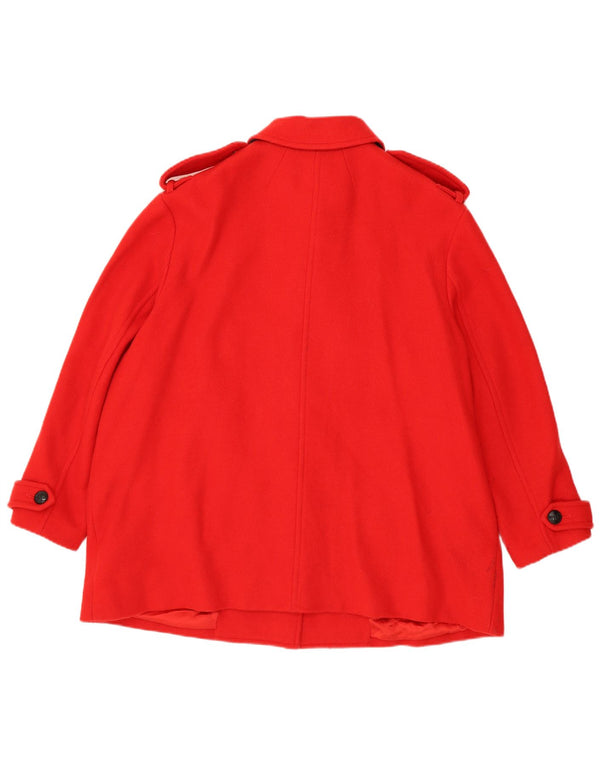 Marks & Spencer ženski vojni kaput UK 22 3XL klasik od crvene vune