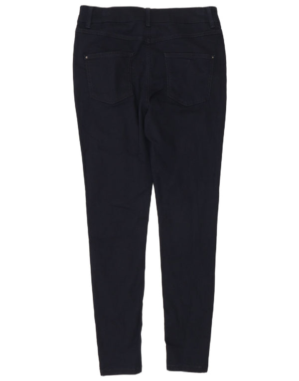 Marks & Spencer ženske jegging traperice UK 14 srednje W30 L30 tamnoplavi pamuk