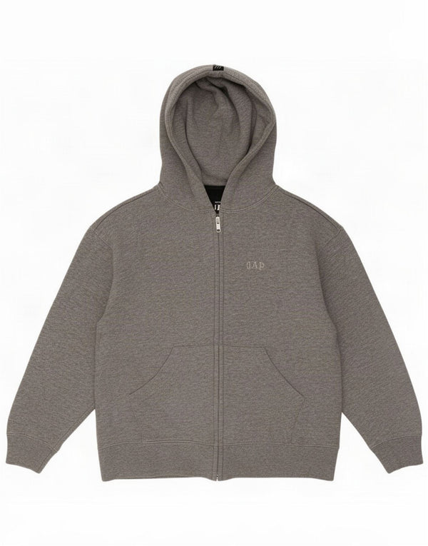 Gap Ženski pulover s kapuljačom s patentnim zatvaračem UK 16 Large Grey Cotton