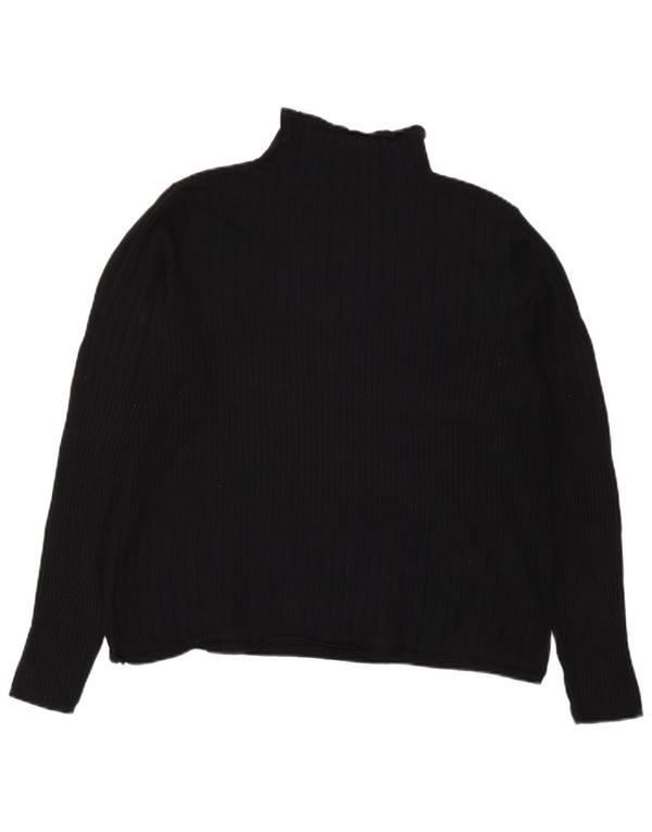 Marks & Spencer ženski pulover s rol izrezom UK 18 XL crna viskoza