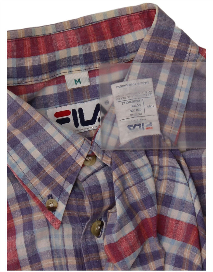 Fila muška košulja kratkih rukava srednje raznobojna karirana pamuk