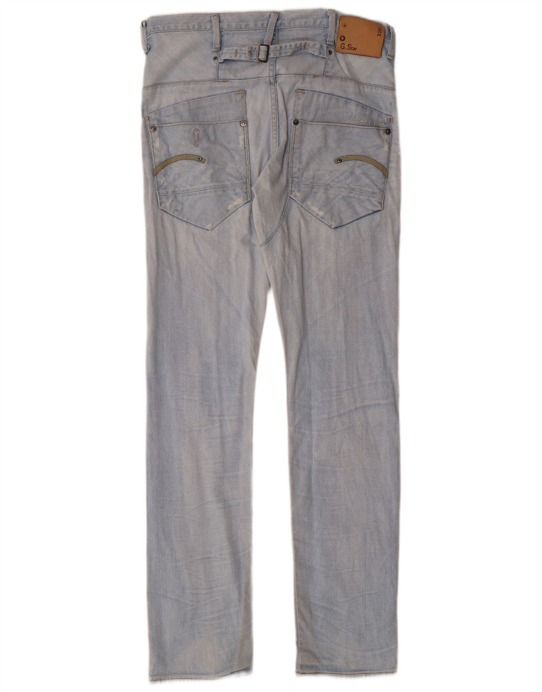 G-STAR muške 3301 uske traperice W32 L34 plavi pamuk