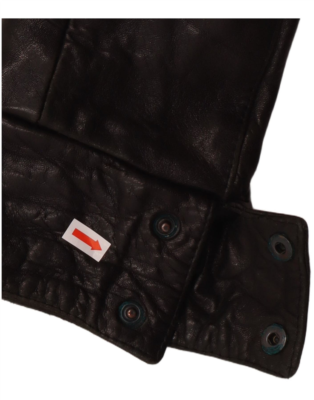 Vintage ženska kožna jakna IT 44 Srednja crna kožna biciklistička jakna