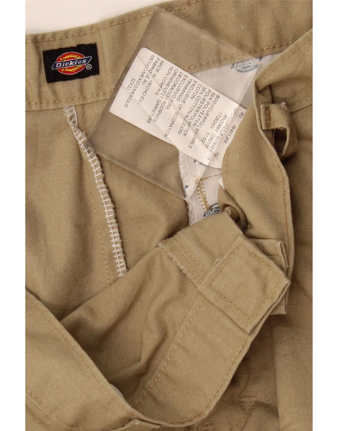 DICKIES Muške ravne chino hlače W32 L32 bež poliester