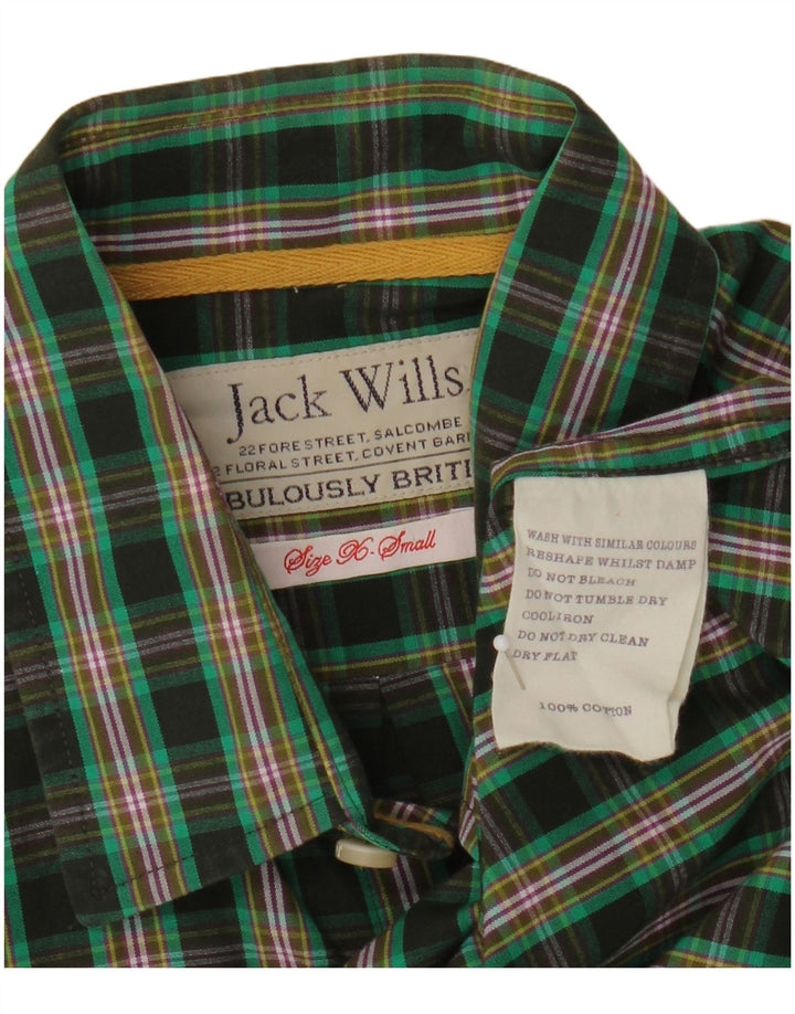 Jack Wills muška košulja XS zeleni karirani pamuk