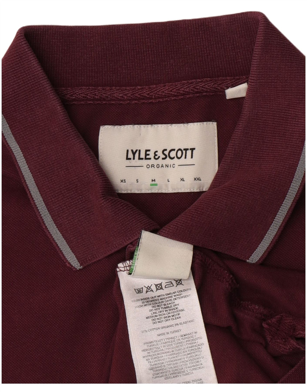 Muška polo majica Lyle & Scott srednje kestenjaste boje