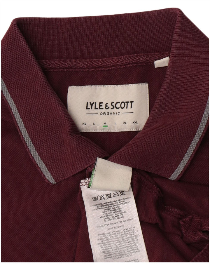 Muška polo majica Lyle & Scott srednje kestenjaste boje