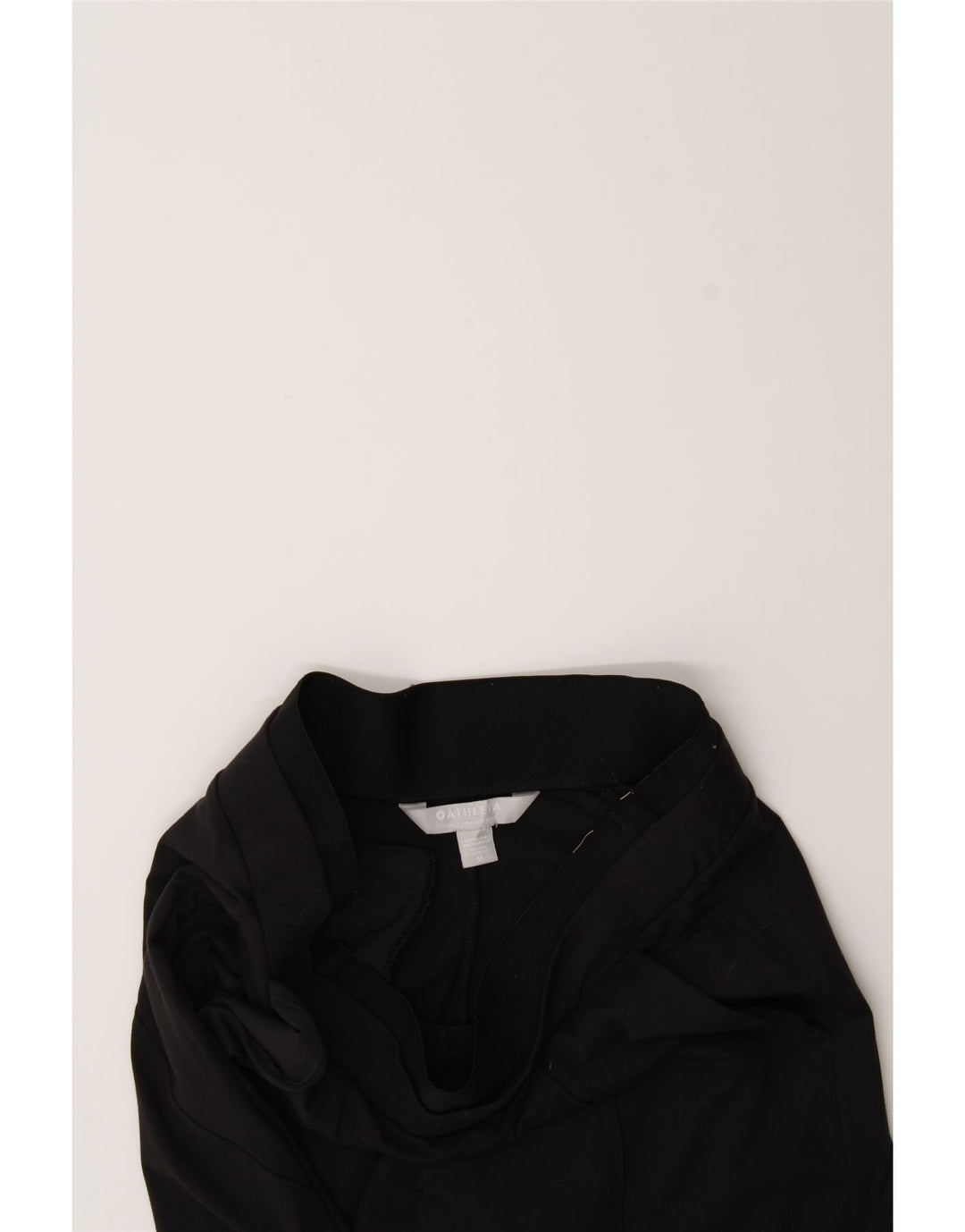 ATHLETA Womens Slim Chino Trousers UK 14 Medium  Black Nylon Vintage Athleta and Second-Hand Athleta from Messina Hembry 