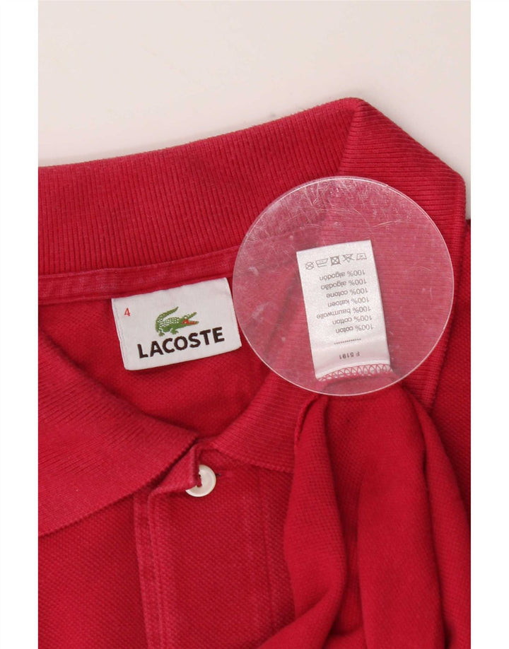 Lacoste muška polo majica veličine 4 srednje ružičasti pamuk
