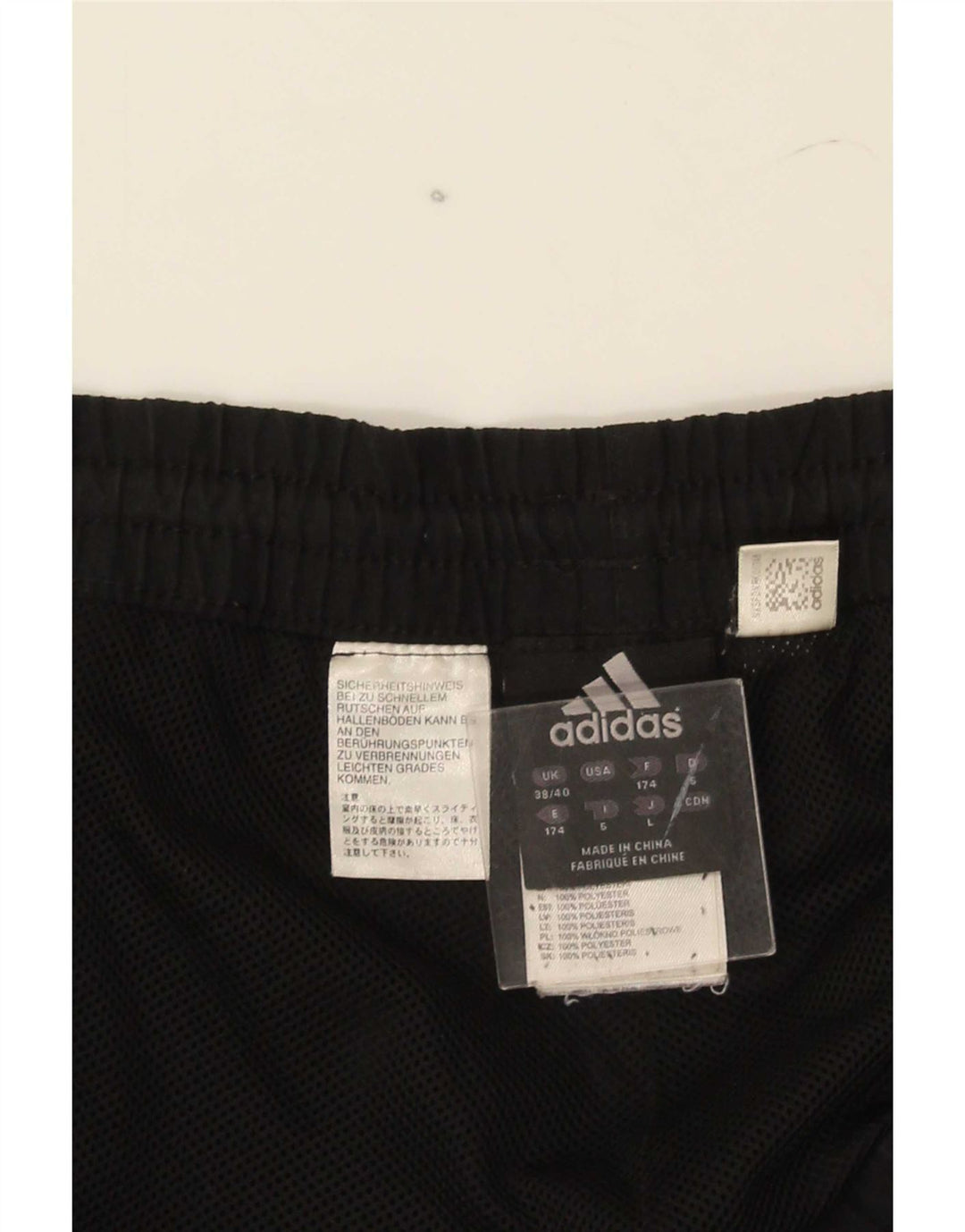 Adidas muške trenirke hlače Joggers UK 38/40 srednje crni poliester