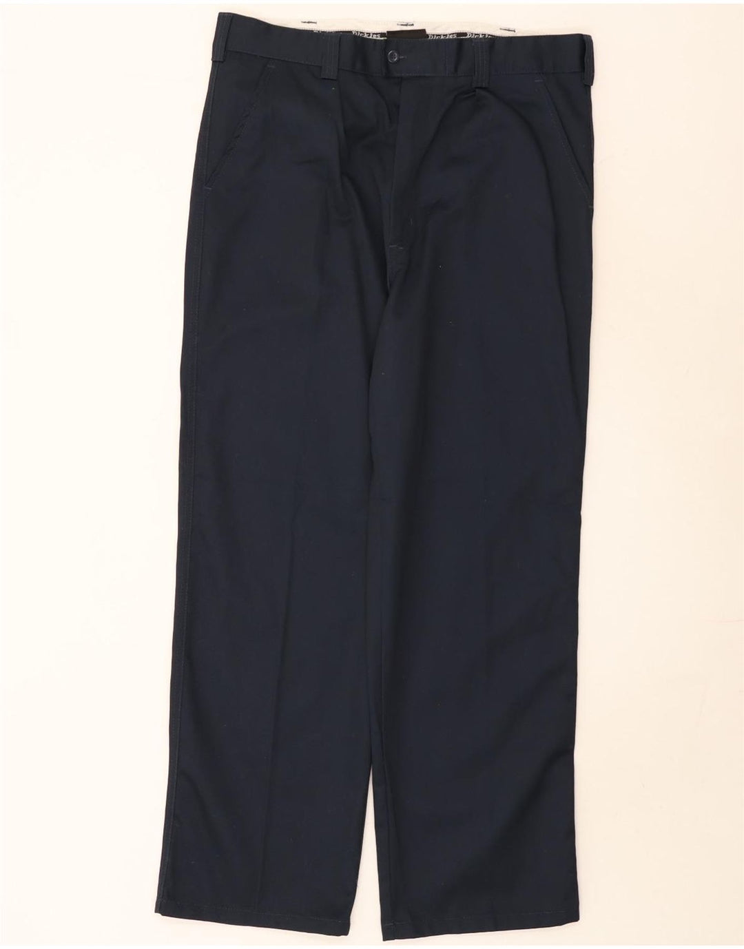 Dickies muške ravne chino hlače W38 L31 crni poliester