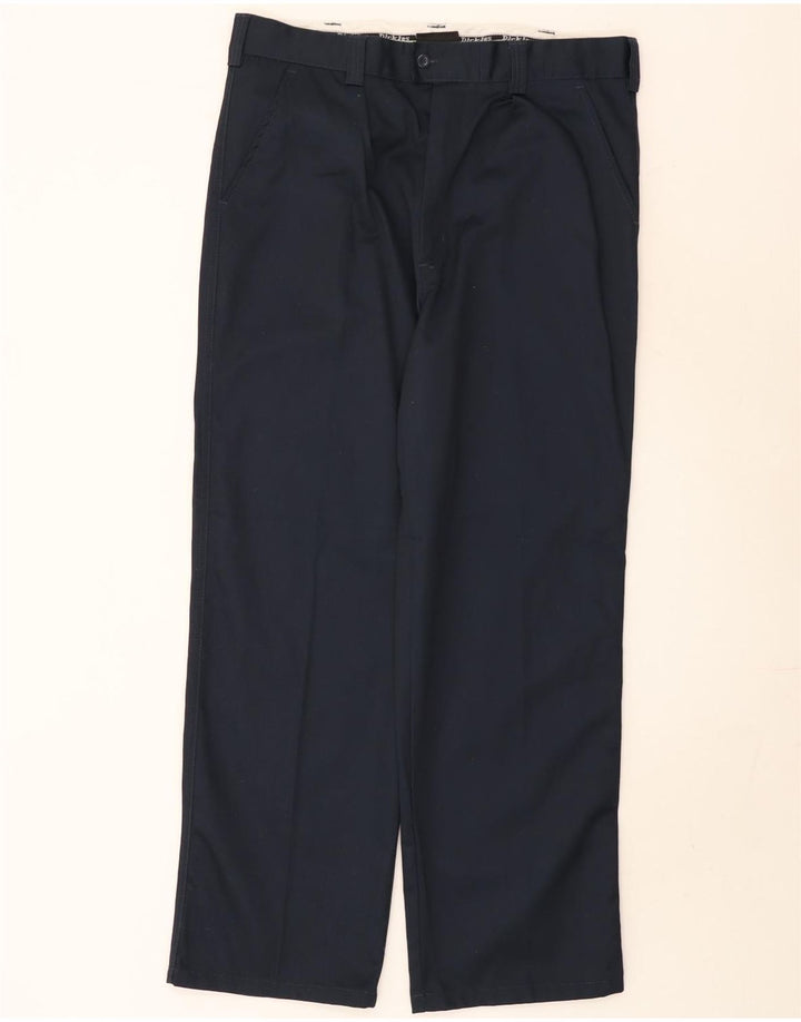 Dickies muške ravne chino hlače W38 L31 crni poliester