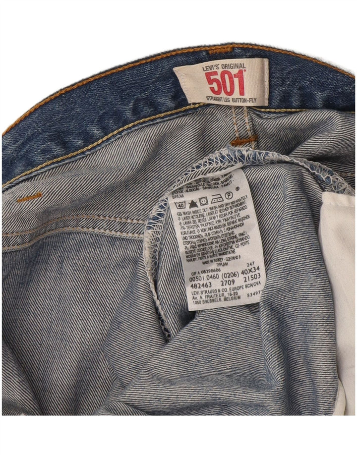 Levi's muške 501 ravne traperice W40 L30 plave