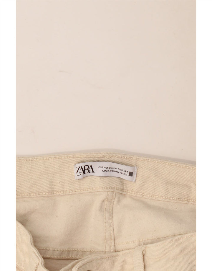 Ženske uske traperice Zara EU 42 Large W32 L28 Bež
