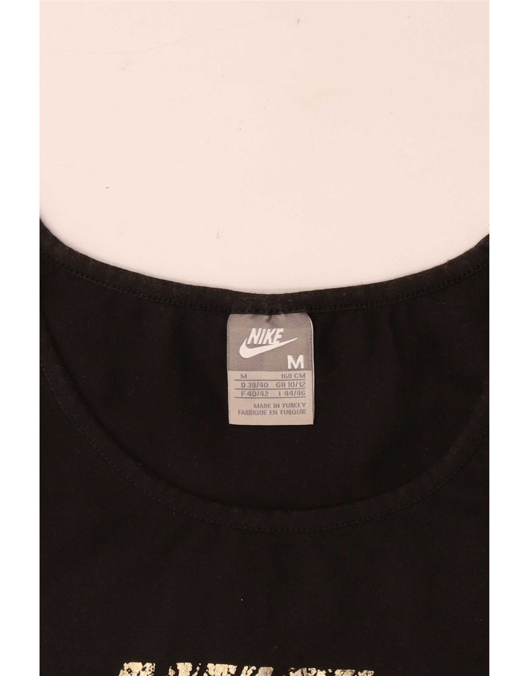 Nike Ženska grafička majica kratkih rukava UK 10/12 srednje crna