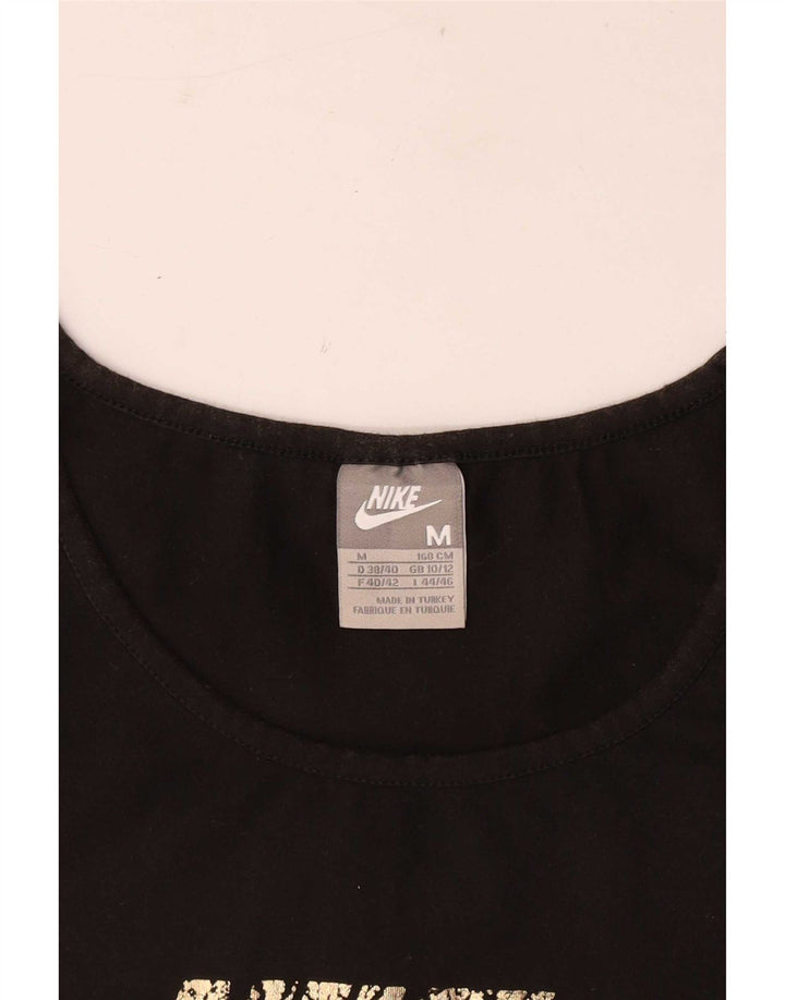 Nike Ženska grafička majica kratkih rukava UK 10/12 srednje crna