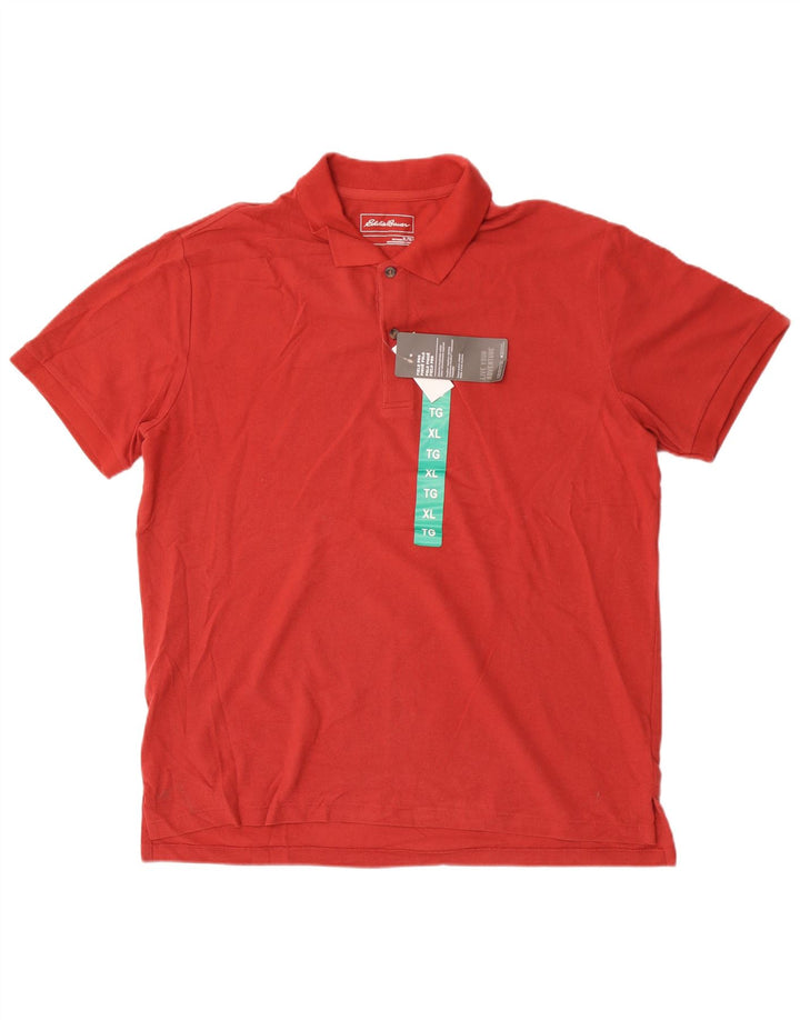 Eddie Bauer muška polo majica XL crveni pamuk