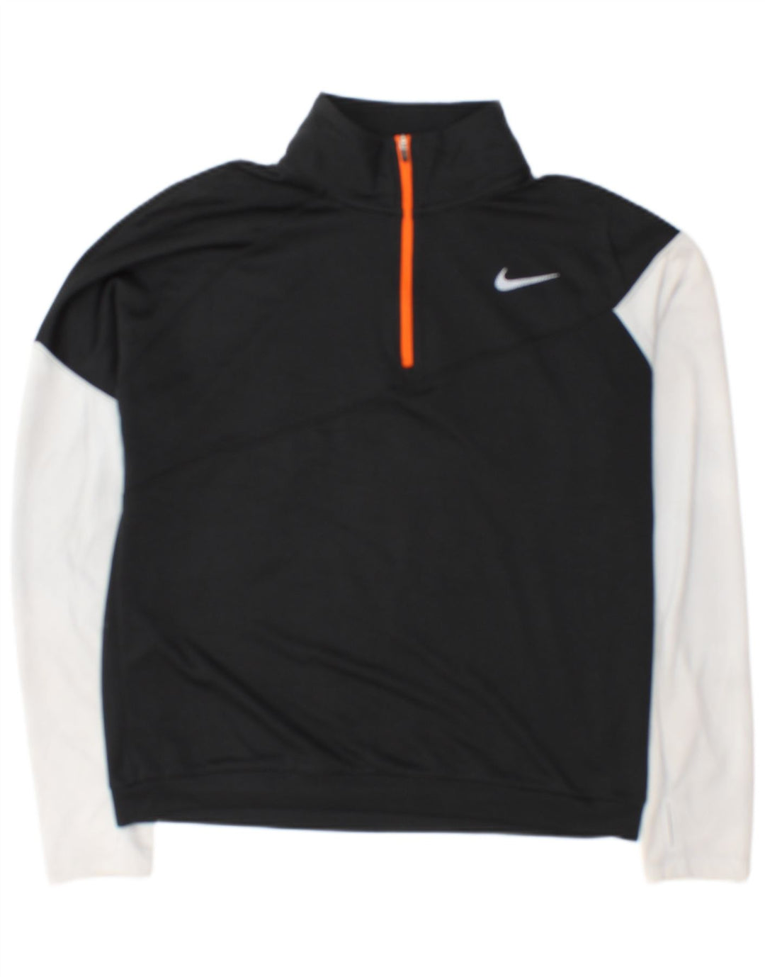 Nike Ženska trenirka s patentnim izrezom, gornji dio UK 14 srednje crne boje