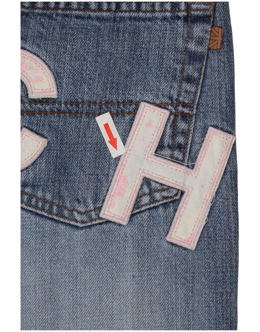 Ženske traperice Richmond Graphic Bootcut IT 44 srednje W30 L32 plavi pamuk