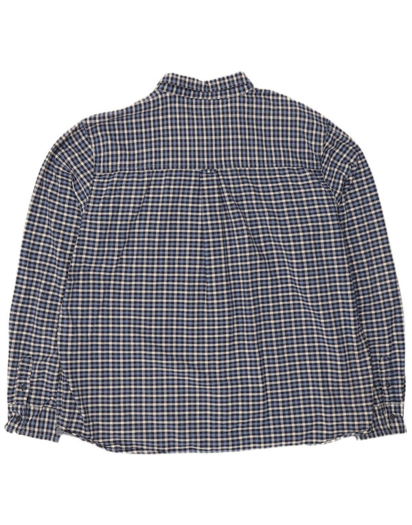 Mountain Warehouse muška flanelska košulja 3XL tamnoplavi pamuk od ginghama