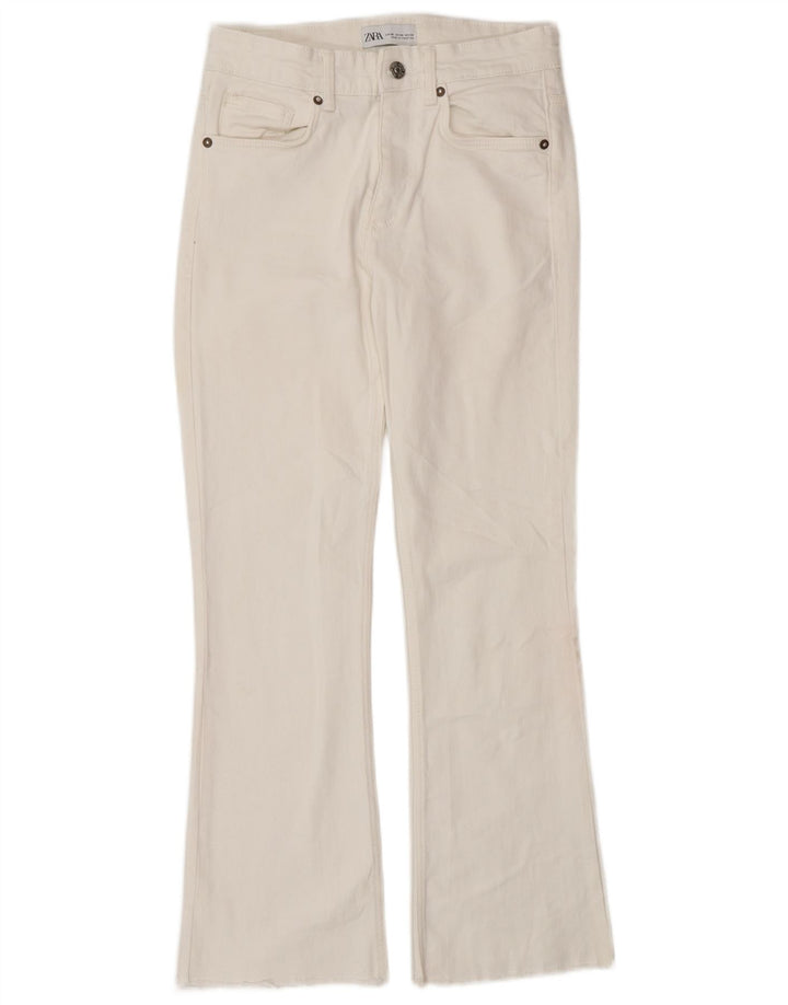 Ženske traperice Zara Bootcut EU 36 XS W26 L27 Bijele