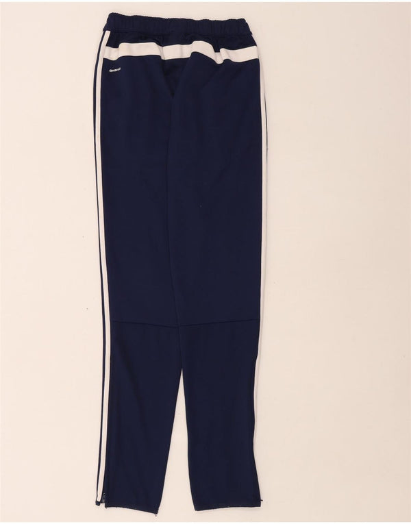 Adidas Boys Climacool Tracksuit Trousers 15-16 Years 2XL Navy Blue