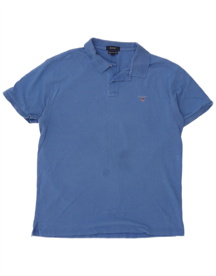 Gant muška polo majica standardnog kroja XL plavi pamuk