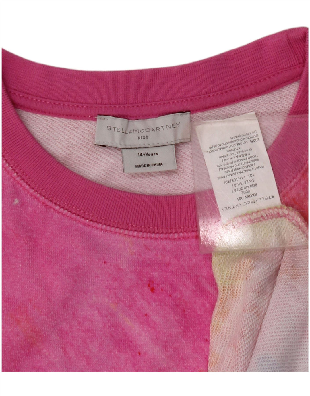 STELLA MCCARTNEY Pulover za djevojčice 14-15 godina Višebojni Tie Dye