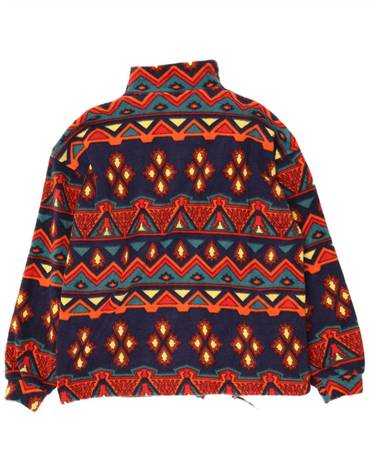 Polartec muška jakna od flisa UK 40 veliki višebojni geometrijski poliester