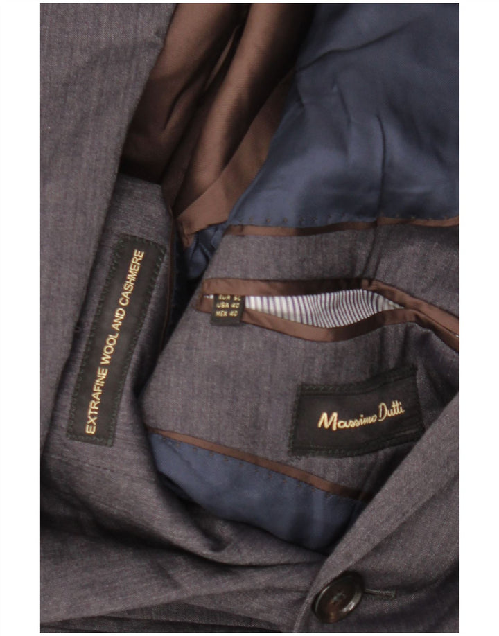 Massimo Dutti muška jakna s 2 gumba EU 50 srednje siva vuna