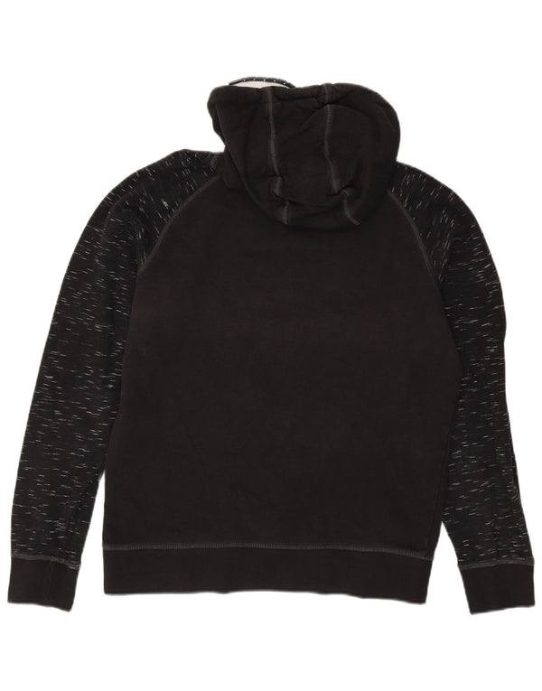 Jack & Jones muška majica s kapuljačom s kapuljačom, srednji crni flekasti pamuk