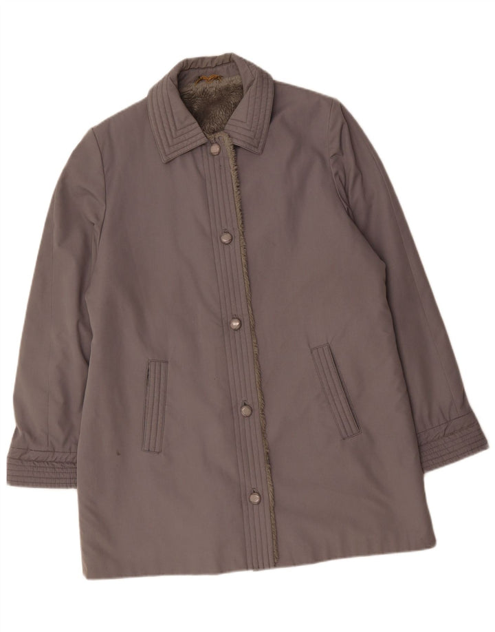 DANNIMAC ženski šerpa kaput UK 18 XL sivi pamuk