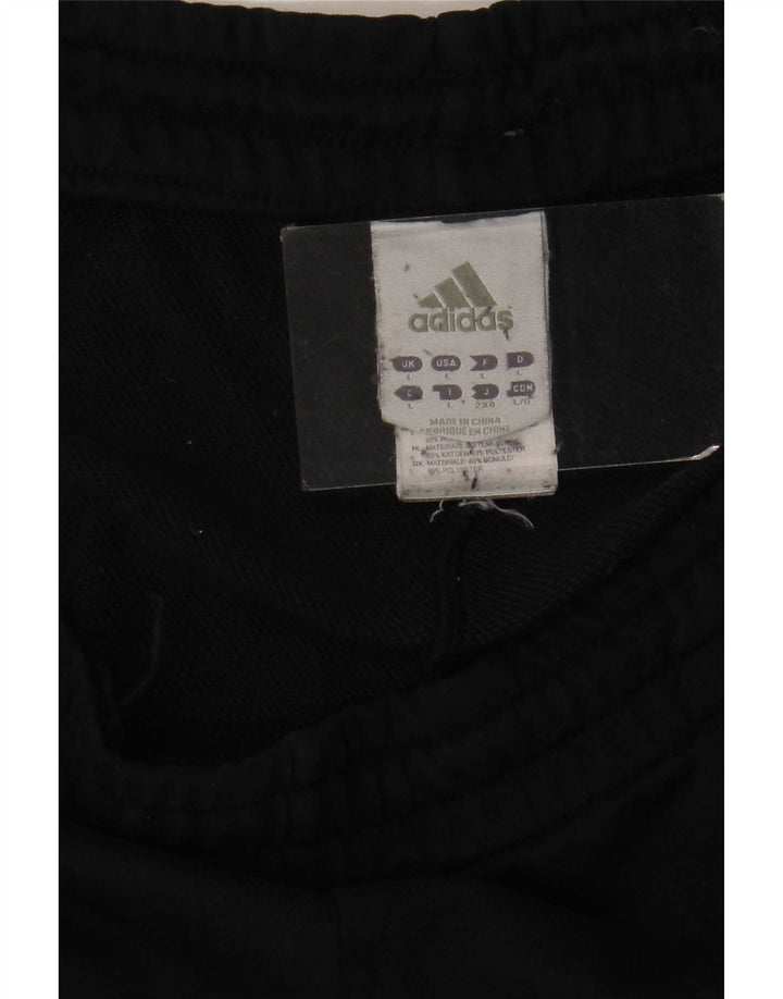 Adidas muške trenirke Climalite velike crne pamučne hlače