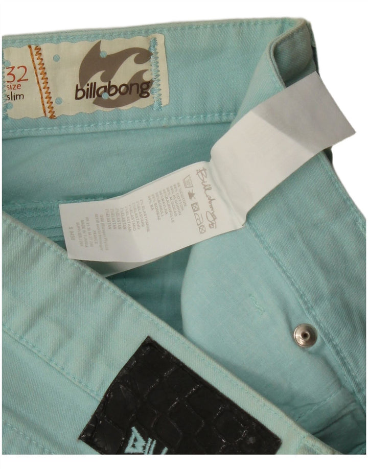 BILLABONG ženske uske ležerne hlače W32 L32 plavi pamuk