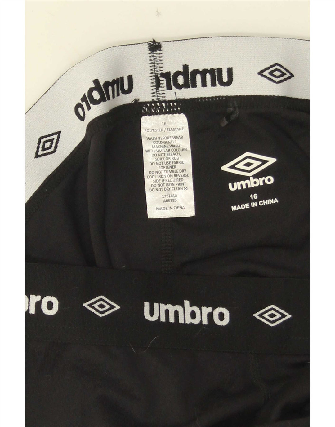 Umbro tajice za djevojčice 15-16 godina W26 crni poliester