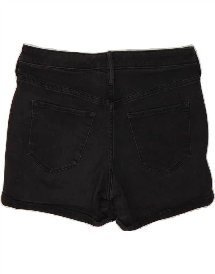 MOSSIMO Womens Denim Shorts US 8 Medium W28 Black Cotton Vintage Mossimo and Second-Hand Mossimo from Messina Hembry 