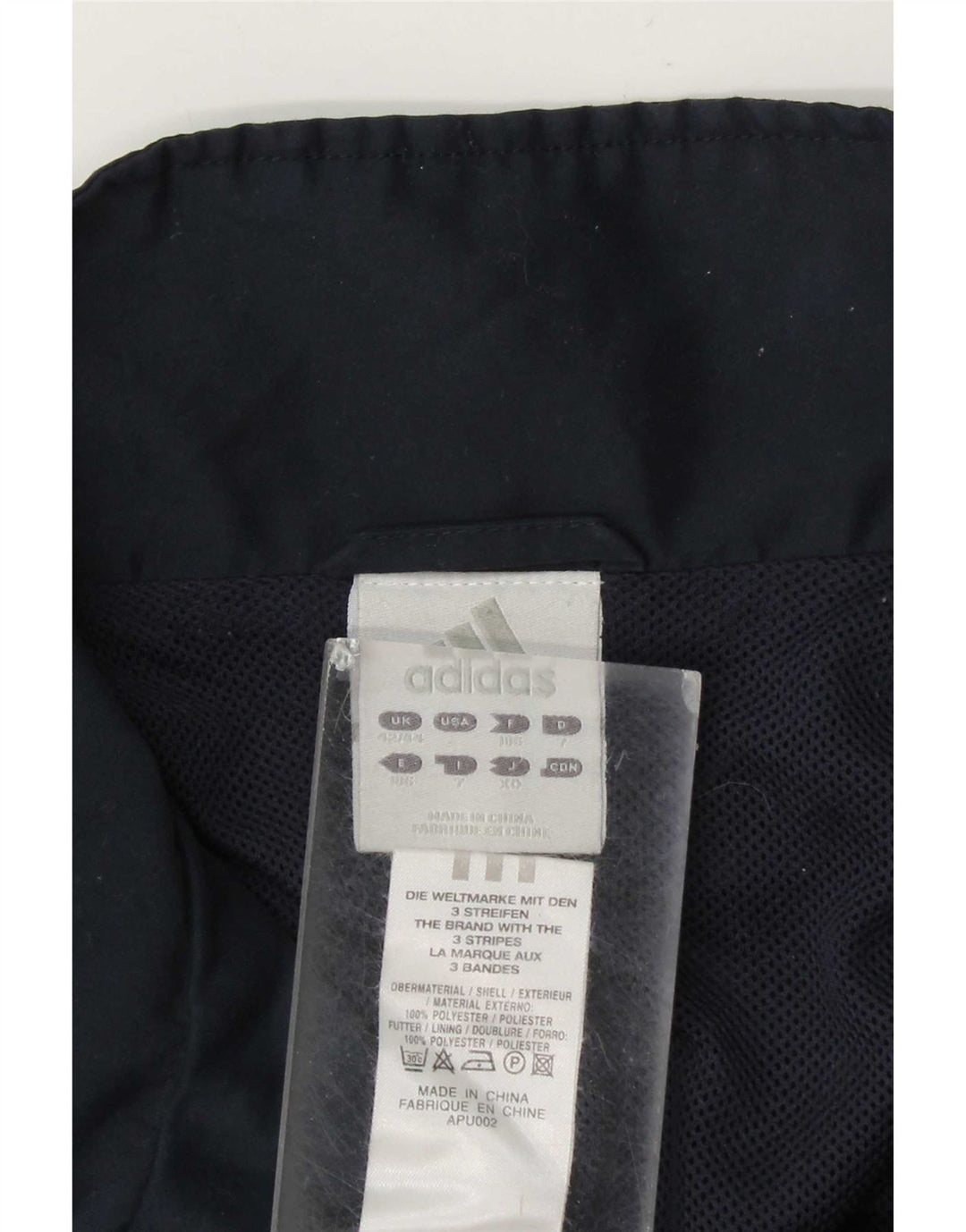 Adidas muška trenirka gornja jakna UK 42/44 velika tamnoplava poliester