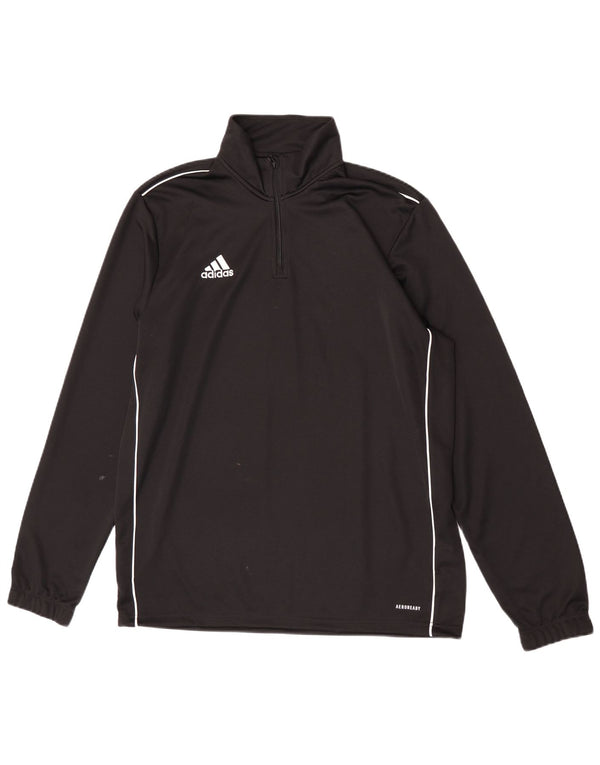 Adidas muška trenirka Aeroready zip izrez gornji dio velike crne poliesterske