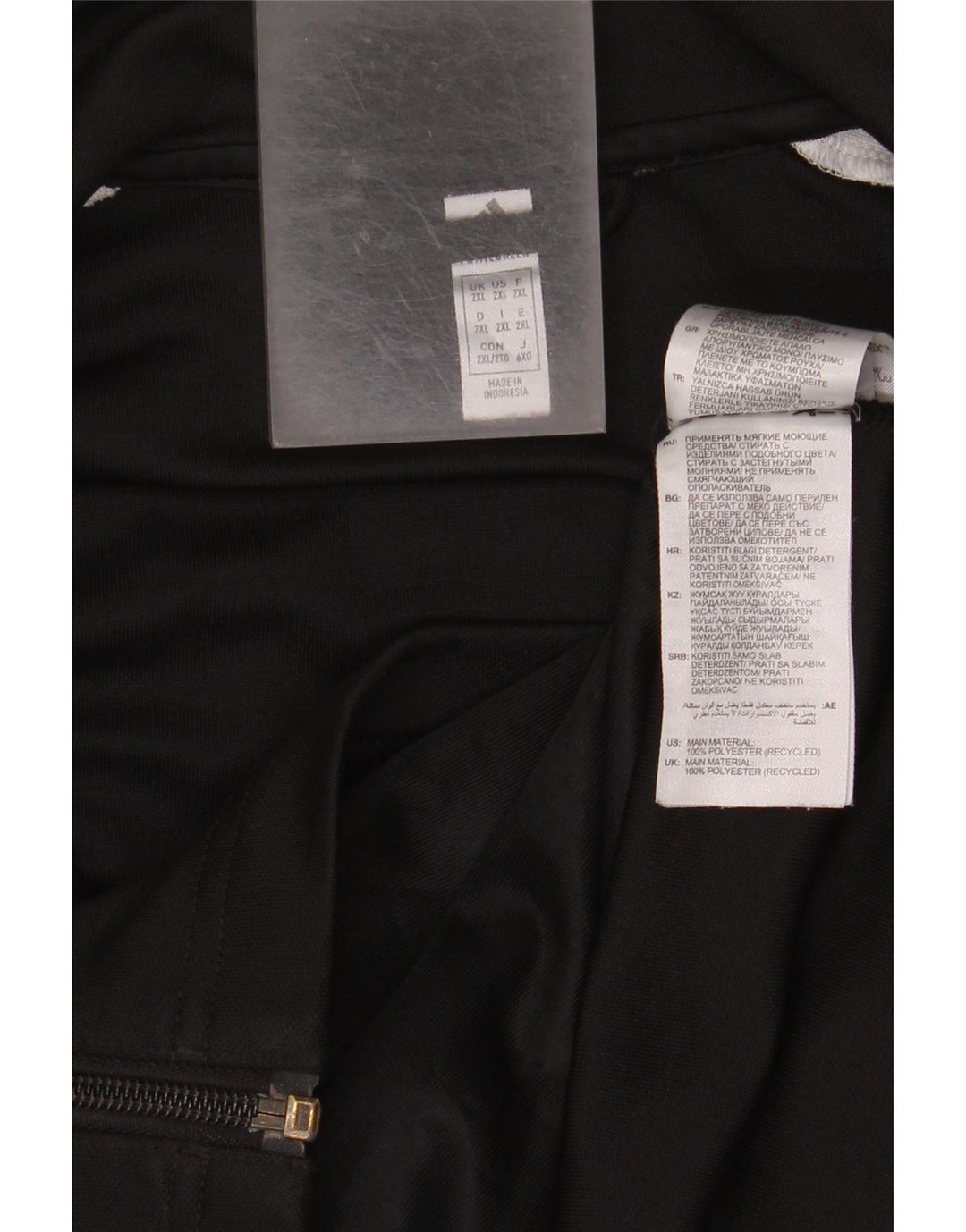 Adidas muška trenirka Aeroready gornja jakna 2XL crni poliester