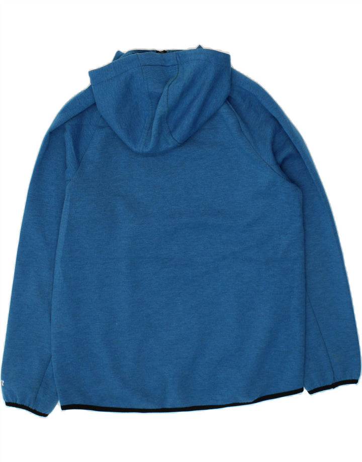 RUSSELL ATHLETIC Mens Zip Hoodie Sweater UK 38/40 Medium Blue Polyester Vintage Russell Athletic and Second-Hand Russell Athletic from Messina Hembry 