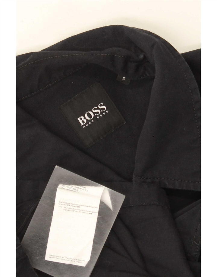 Hugo Boss muška pomoćna jakna UK 36 Mala tamnoplava pamuk
