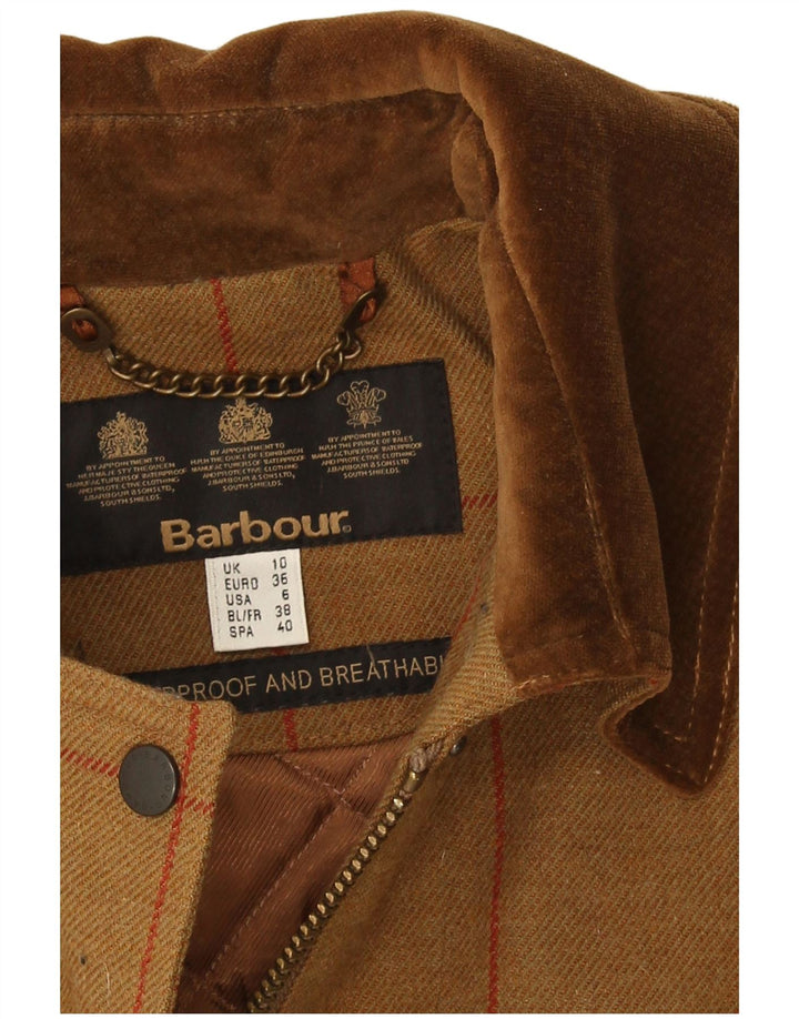 Barbour ženski preveliki kaput UK 10 Small Beige Check